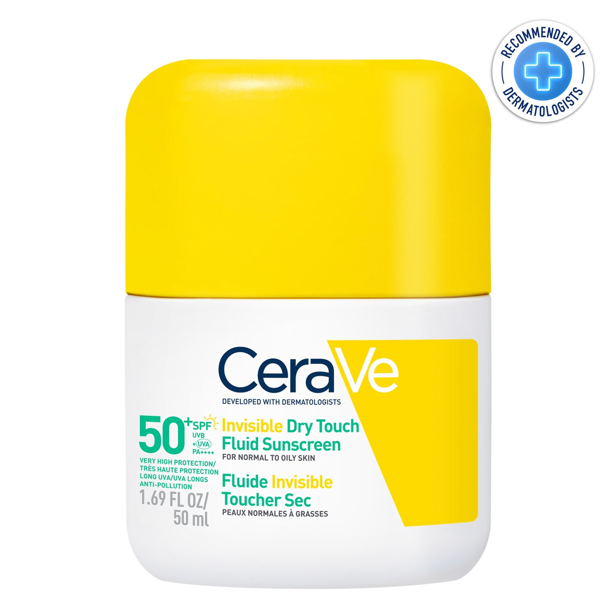 CeraVe Invisible Dry Touch Fluid Sunscreen SPF 50+ 50ml