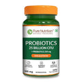 PURE NUTRITION PROBIOTICS 25 BILLION CFU + PREBIOTICS 250MG 500MG 60 CAPSULES
