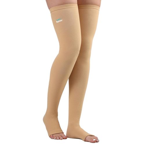 TYNOR COMPRESSION STOCKINGS MID THIGH CLASSIC (SIZE: L) (50cm-56cm)
