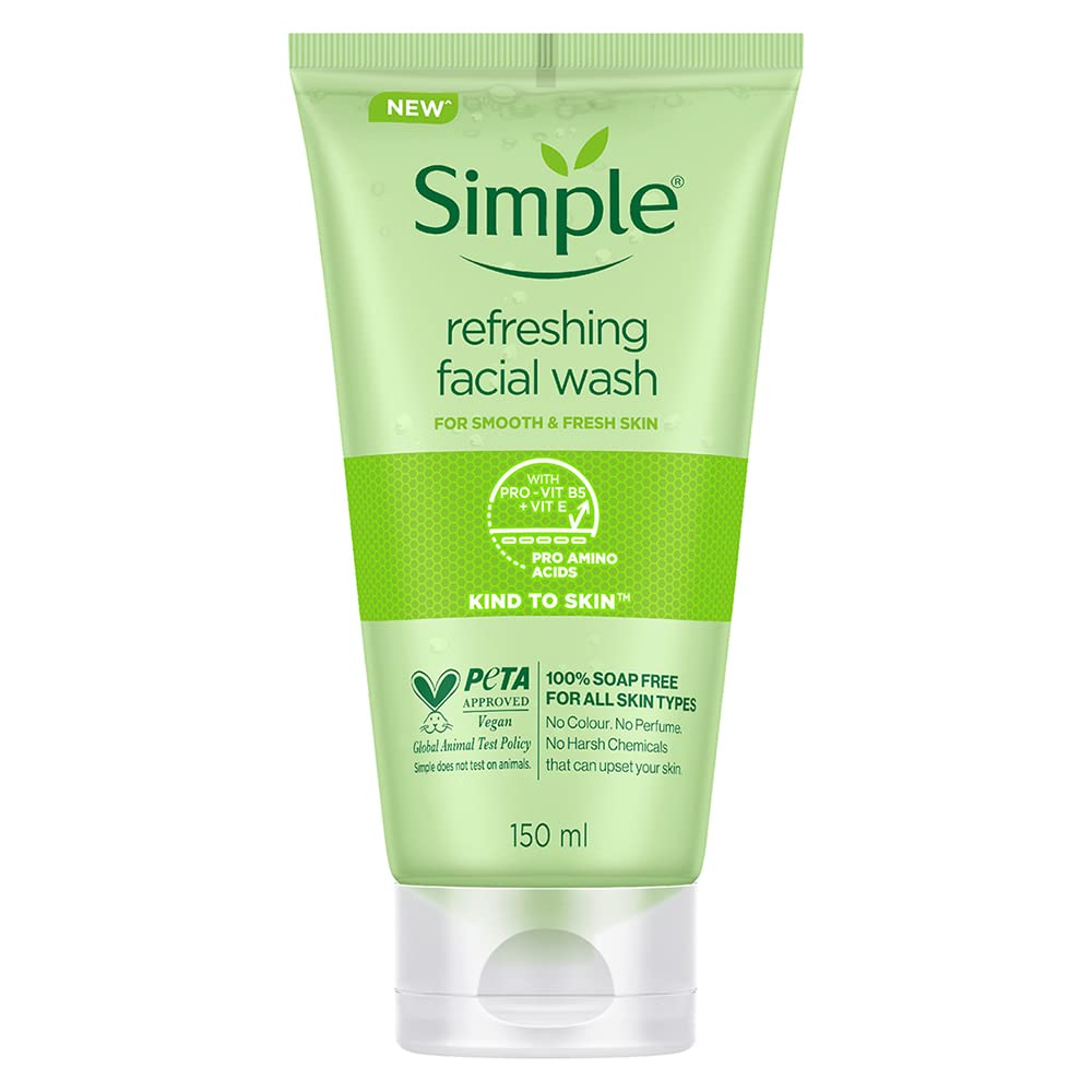 Simple Refreshing Facial Wash, 150ml
