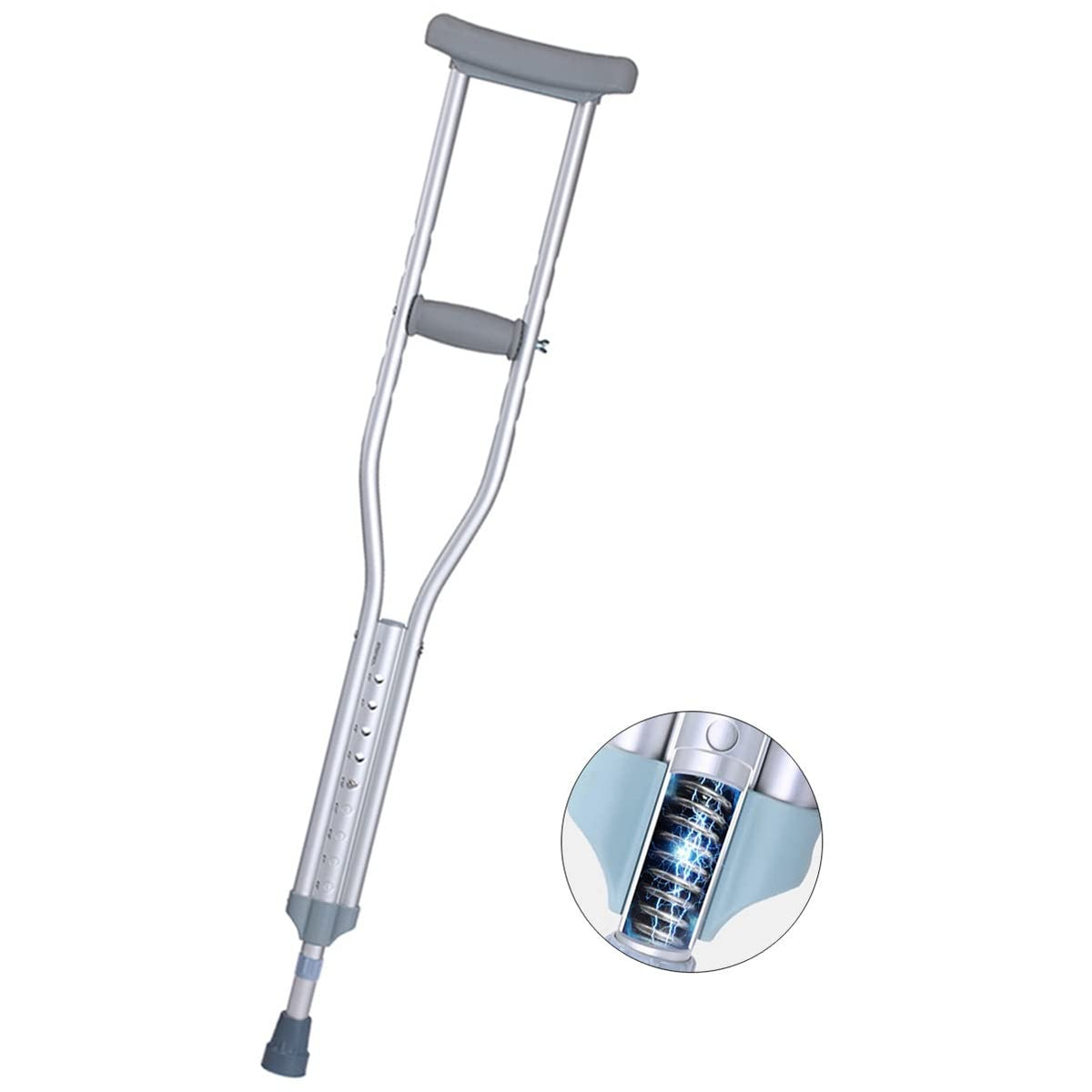 CRUTCHES ADJUSTABLE PIECE ARMPIT, ONE PIECE