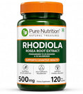 PURE NUTRITION RHODIOLA ROSEA ROOT EXTRACT 500MG 120 CAPSULES