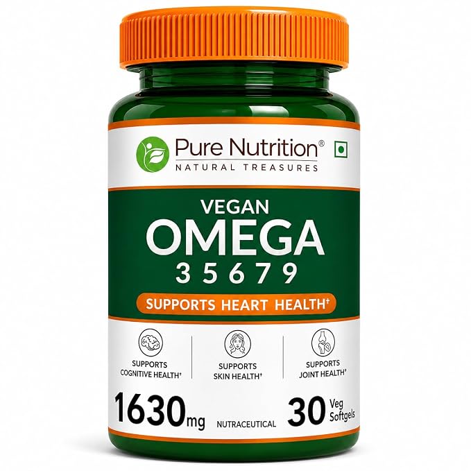 PURE NUTRITION VEGAN OMEGA 35679 1630MG 30 SOFTGELS