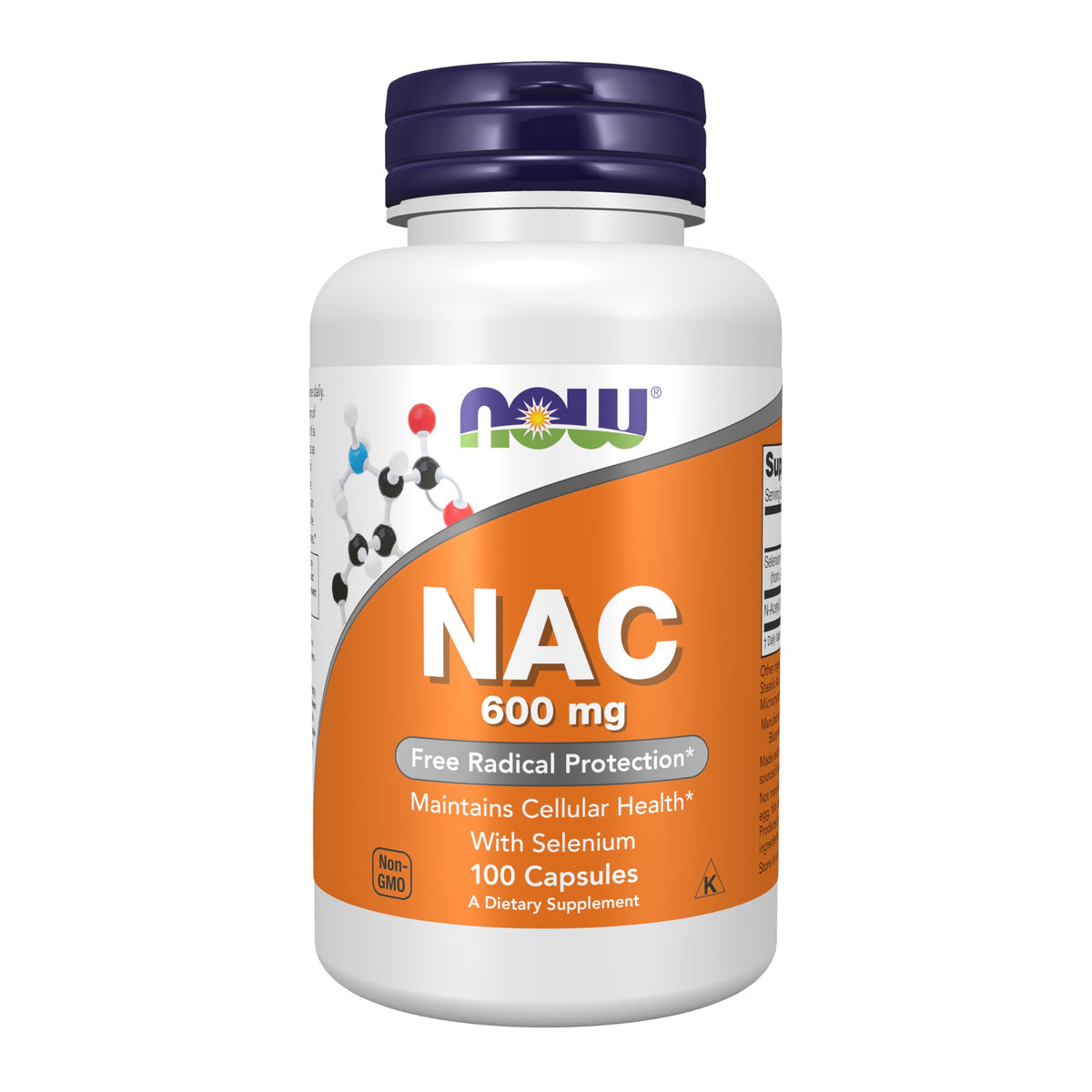 NOW NAC 600MG 100 CAPSULES