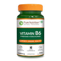 PURE NUTRITION VITAMIN B6 (PYRIDOXINE HYDROCHLORIDE) 1900MCG 120 CAPSULES