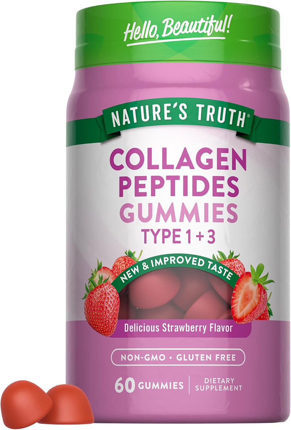 NaturesPlus Collagen Peptides 60 gummies