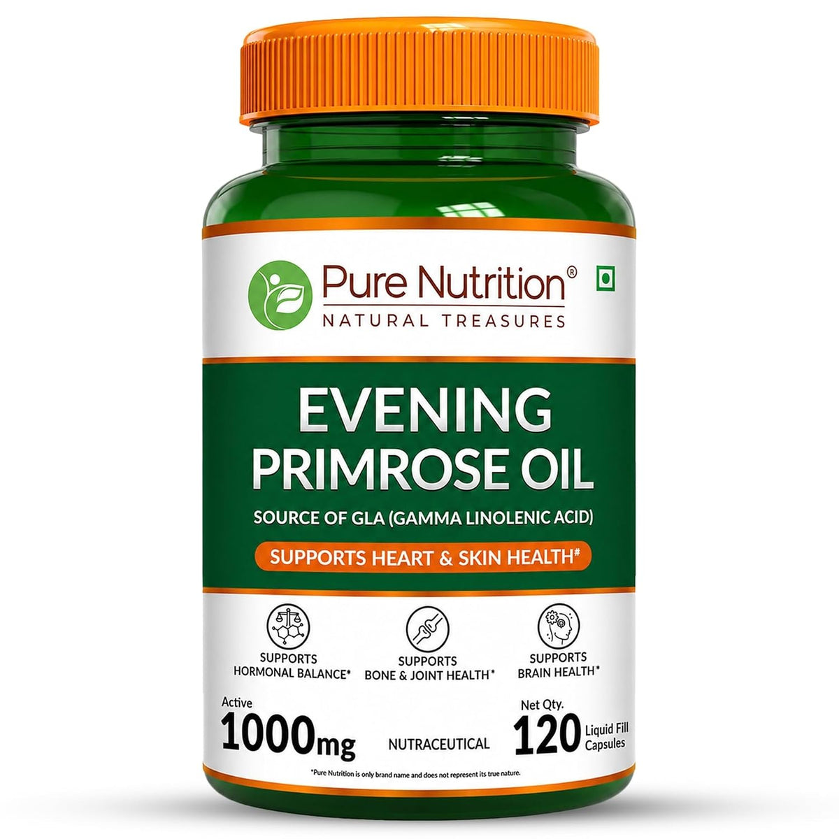 PURE NUTRITION EVENING PRIMROSE OIL (SOURCE OF GLA) 1000MG 60 CAPSULES