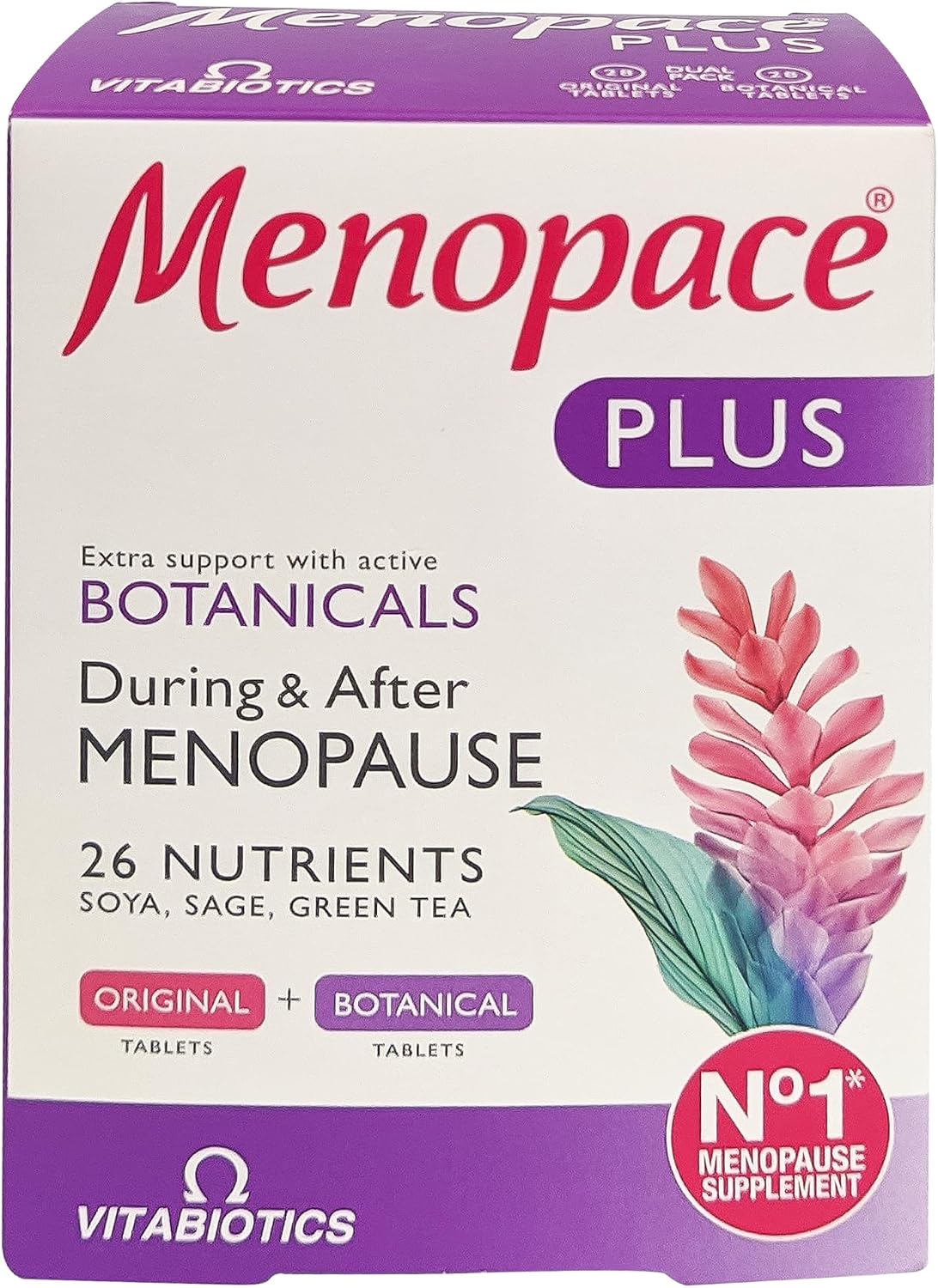 Vitabiotics Menopace Original Plus Botanical Supplements 56 Tablets