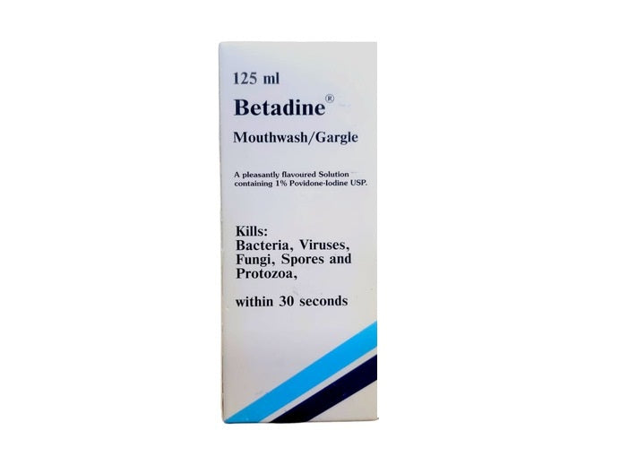 Betadine Mouthwash/Gargle 125ml