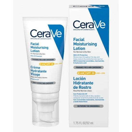 CeraVe AM Facial Moisturising Lotion SPF 30+ 52ml