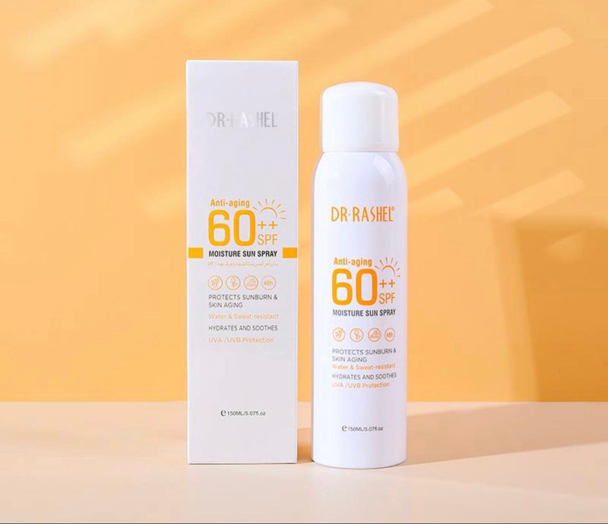 DR. RASHEL Moisture Sun Spray SPF-60 Sunscreen, 150ml