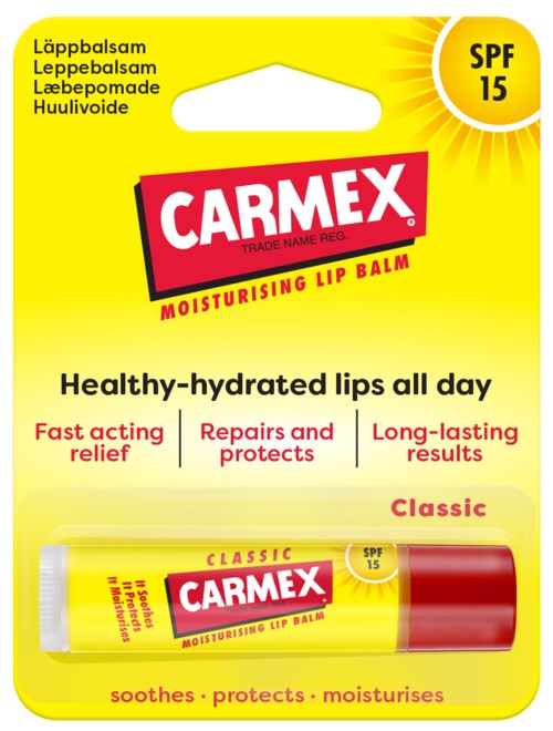 CARMEX Classic Moisturising Lip Balm SPF 15