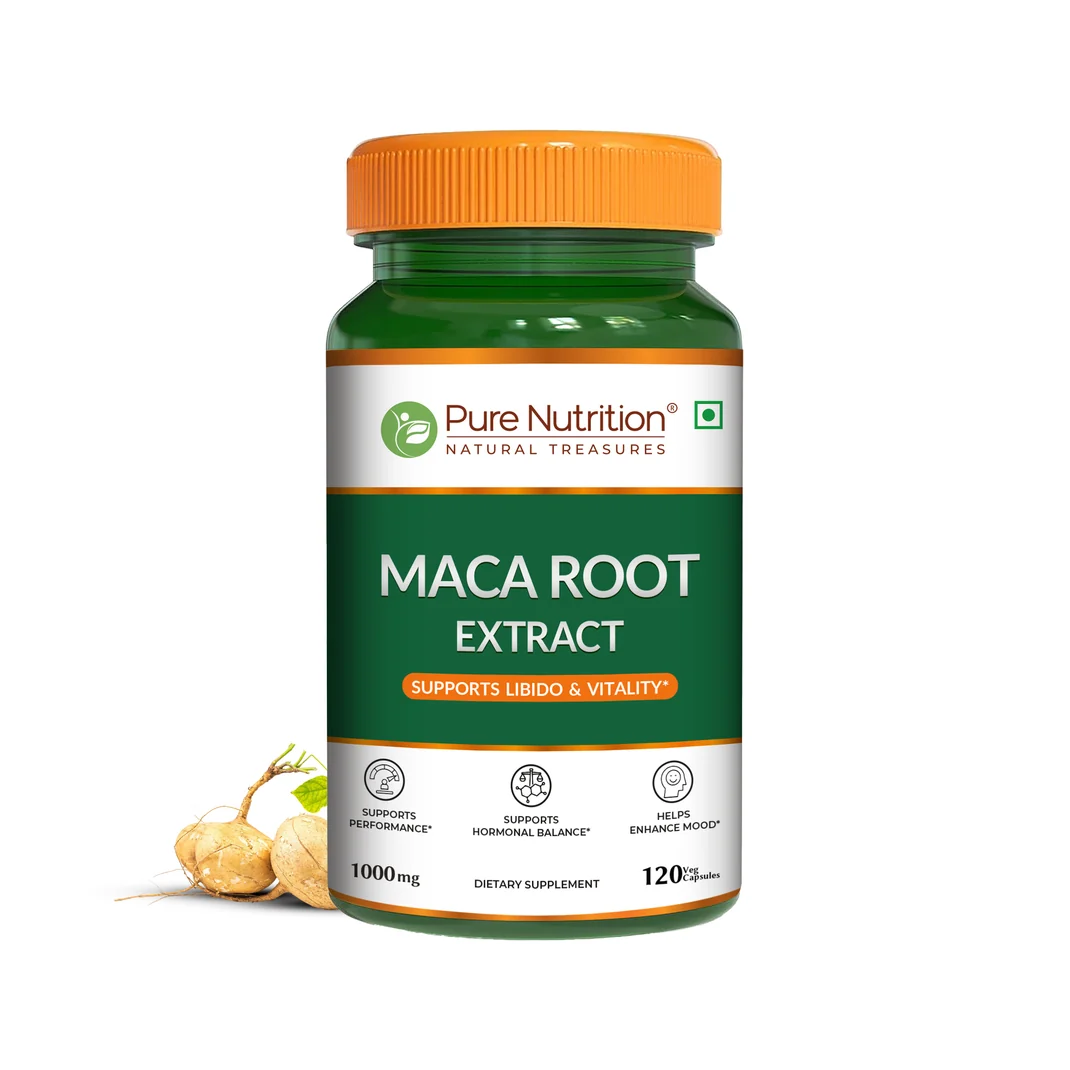 PURE NUTRITION MACA ROOT EXTRACT 1000MG 120 CAPSULES