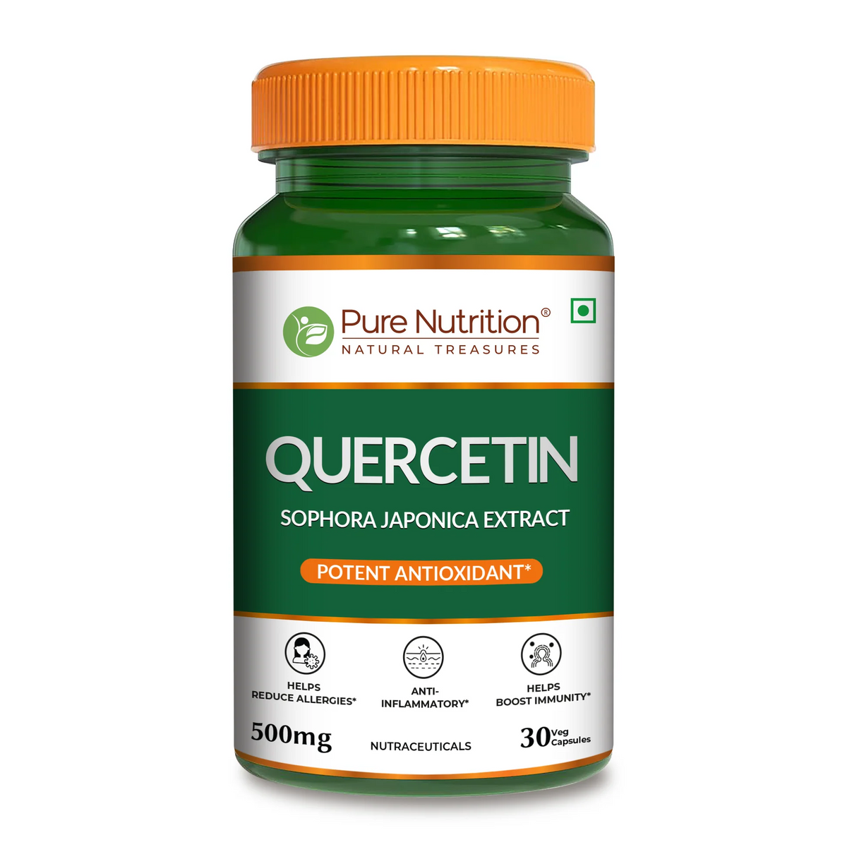 PURE NUTRITION QUERCETIN 500MG 30 CAPSULES