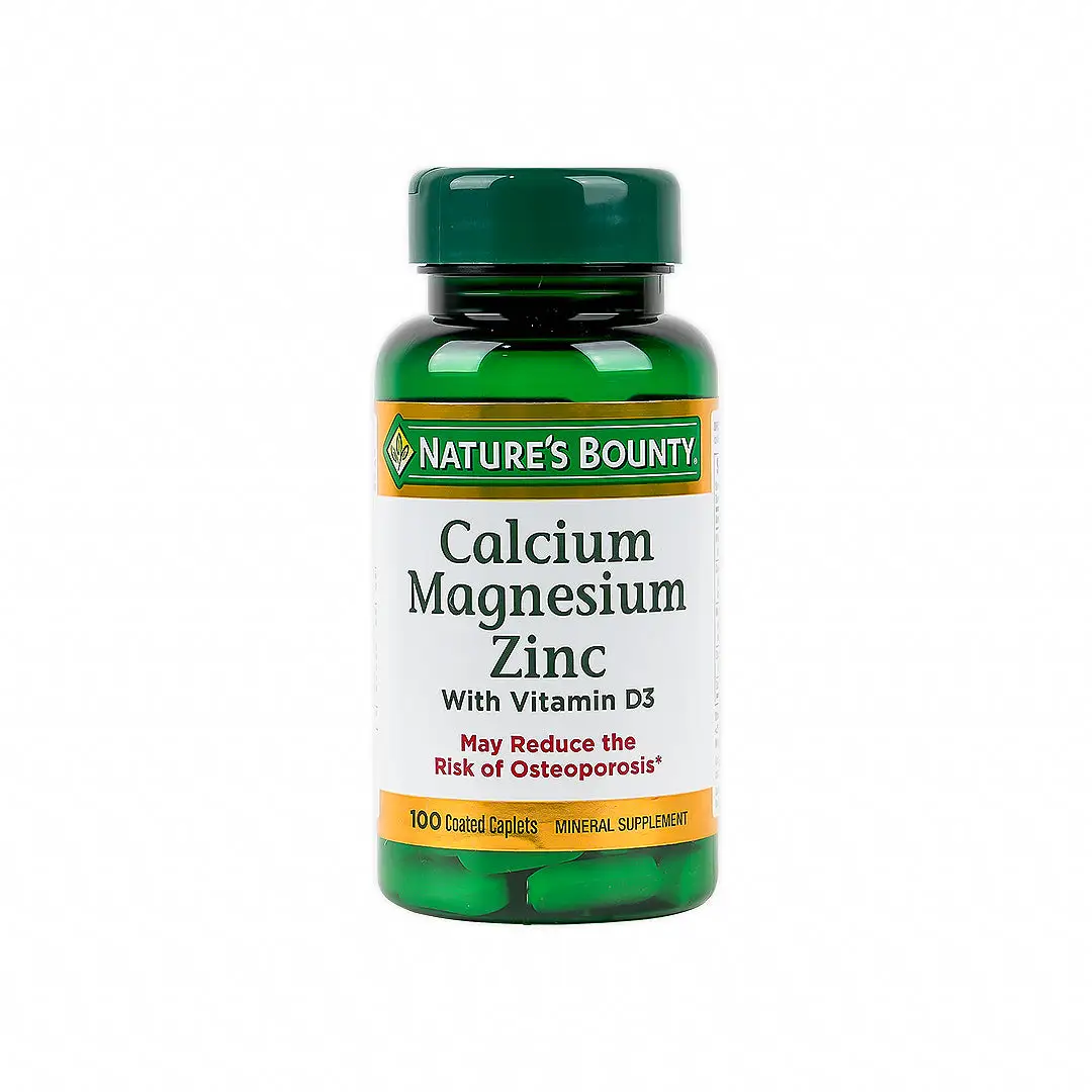 Nature's Bounty Calcium Magnesium Zinc With Vitamin D3 100 Caplets