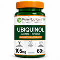 PURE NUTRITION UBIQUINOL (ACETATE + PIPERINE) 100MG 60 CAPSULES