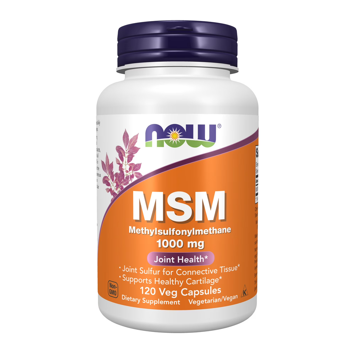 Now Msm (Methylsulfonylmethane) 1000Mg 120 Capsules