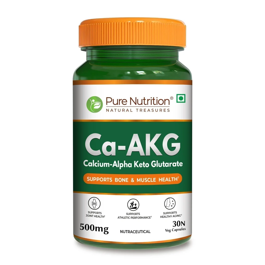 Ca-AKG (CALCIUM-ALPHA-KETO-GLUTARATE) 500MG 30 CAPSULES