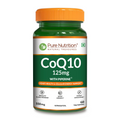PURE NUTRITION CoQ10 125MG (WITH PIPERINE) 130MG 60 CAPSULES