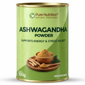 PURE NUTRITION 0RGANIC ASHWAGANDHA POWDER 100GRAMS
