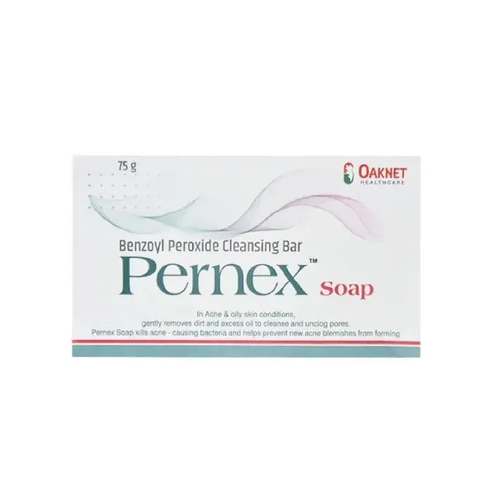 Pernex Soap With Benzoyl Peroxide for Acne, 75grams