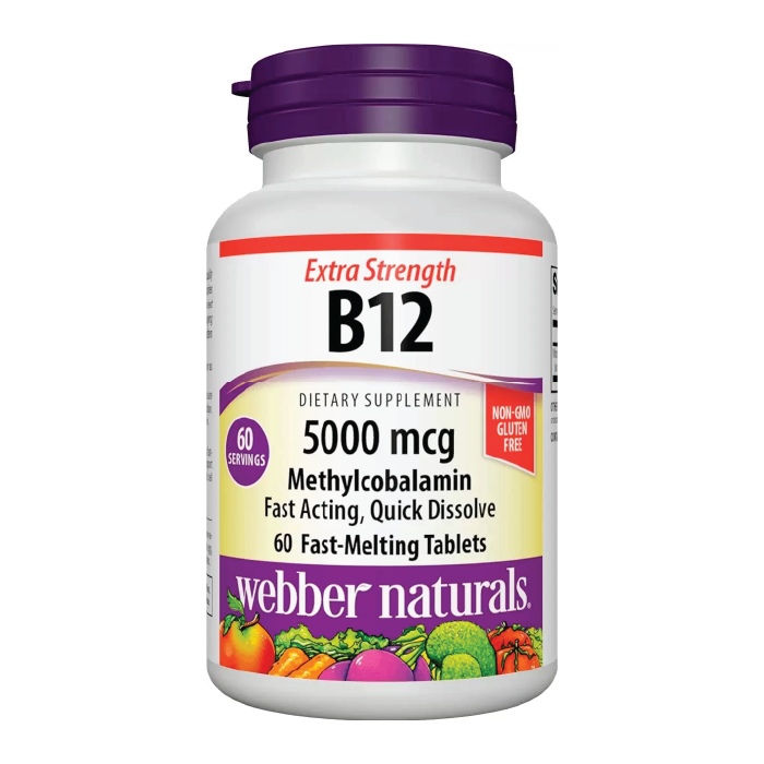 Webber Naturals B12 Extra Strength 60 Tablets