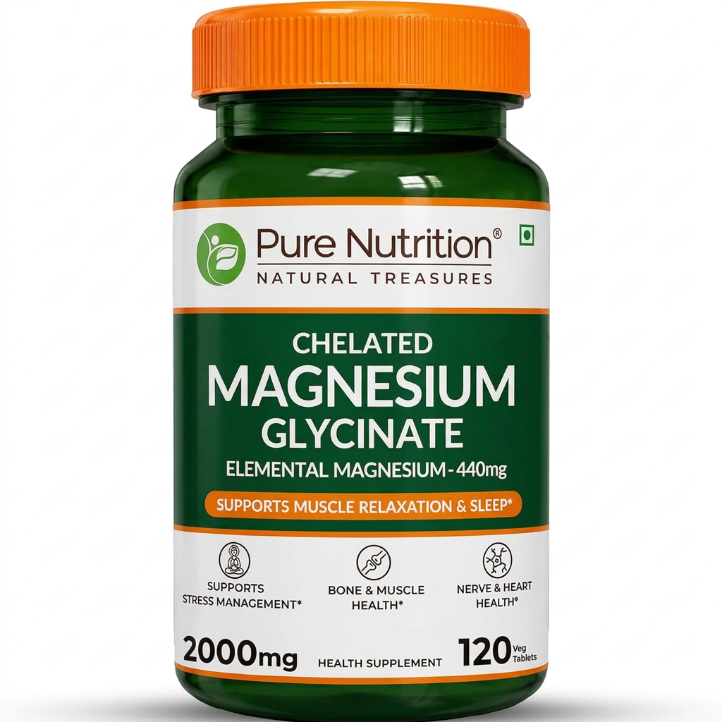 Magnesium Glycinate 120 square framing