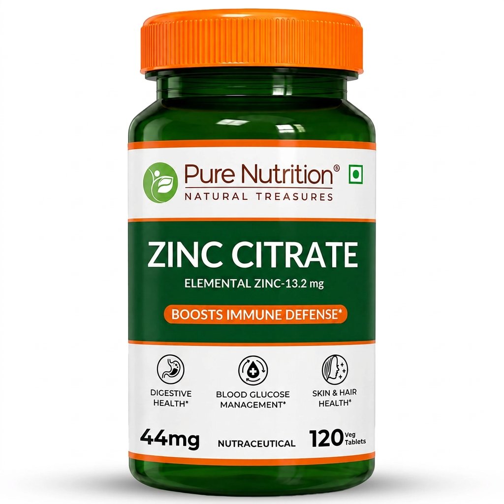 Pure Nutrition Zinc Citrate square framing