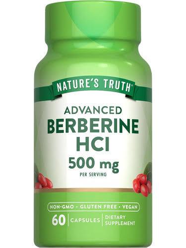 Nature's Truth Berberine HCL 500Mg 60 Capsules