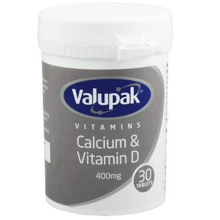 Valupak Calcium & Vitamin D 30 Chewable Tablets
