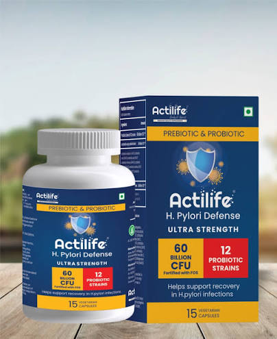 Actilife Hpylori Defense Probiotics 60 Billion CFU 15 Capsules