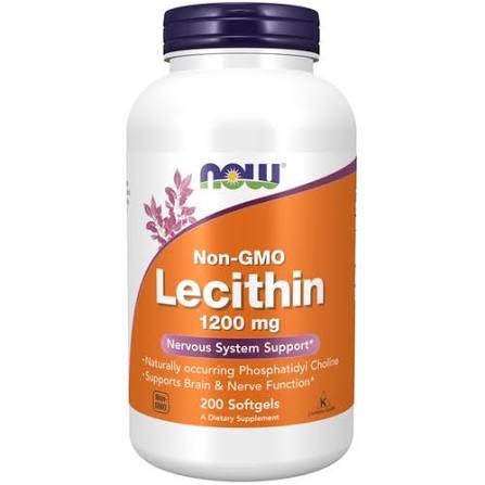 Now Non-Gmo Lecithin 1200Mg 200 Softgels