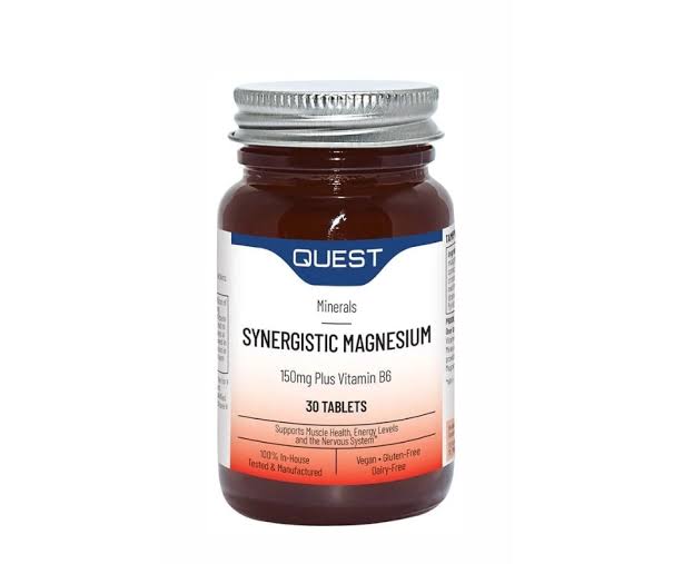 Quest Synergistic Magnesium 150Mg With Vitamin B6 30 Tablets
