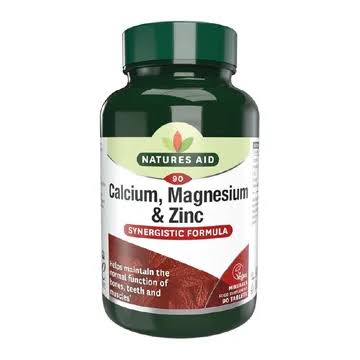 Natures Aid Calcium, Magnesium & Zinc 90 Tablets