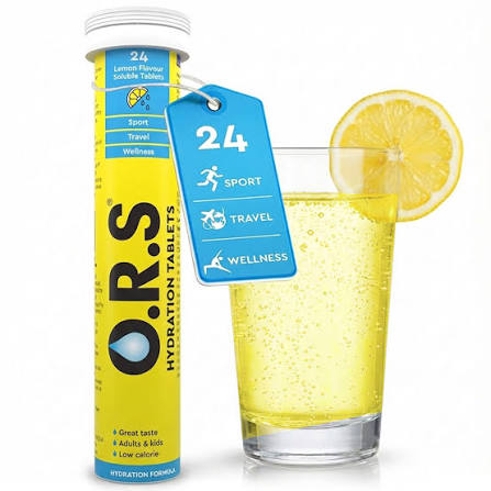 ORS Lemon Hydration,24 Effervescent Tablets