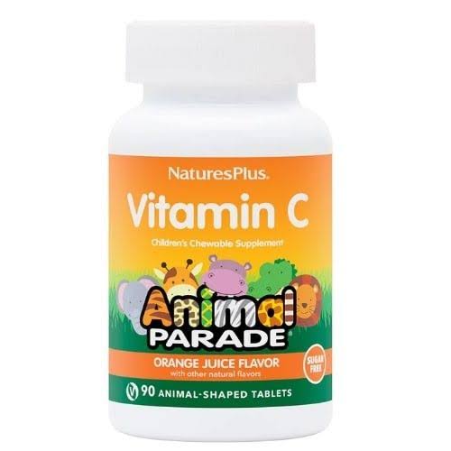 NaturesPlus Animal Parade Vitamin C Animal 90 Chewable Tablets