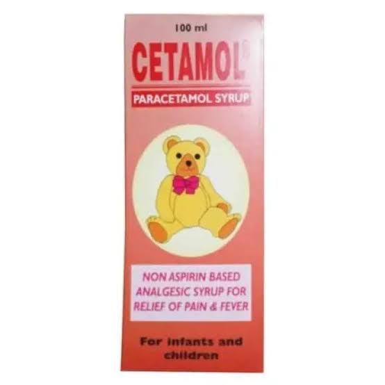 CETAMOL Paracetamol Syrup for Infants, 100ml