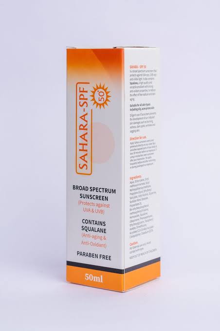 Sahara SPF 50+ Sunscreen 50ml