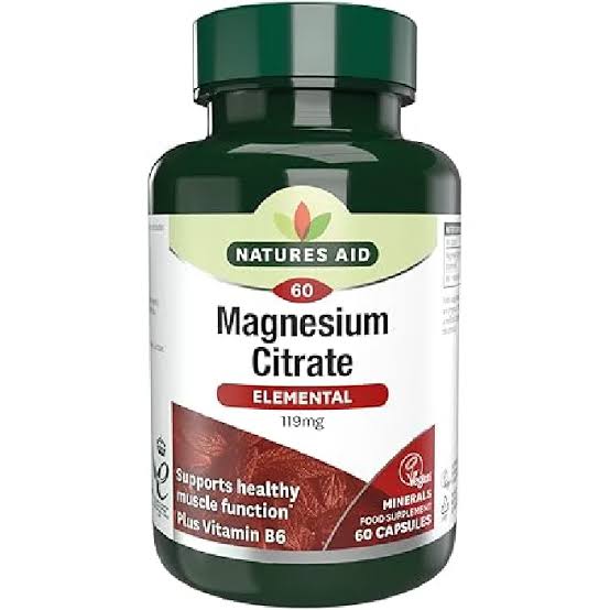 Natures Aid Magnesium Citrate 60 Capsules