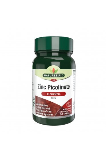 Natures Aid Zinc Picolinate 30 Tablets
