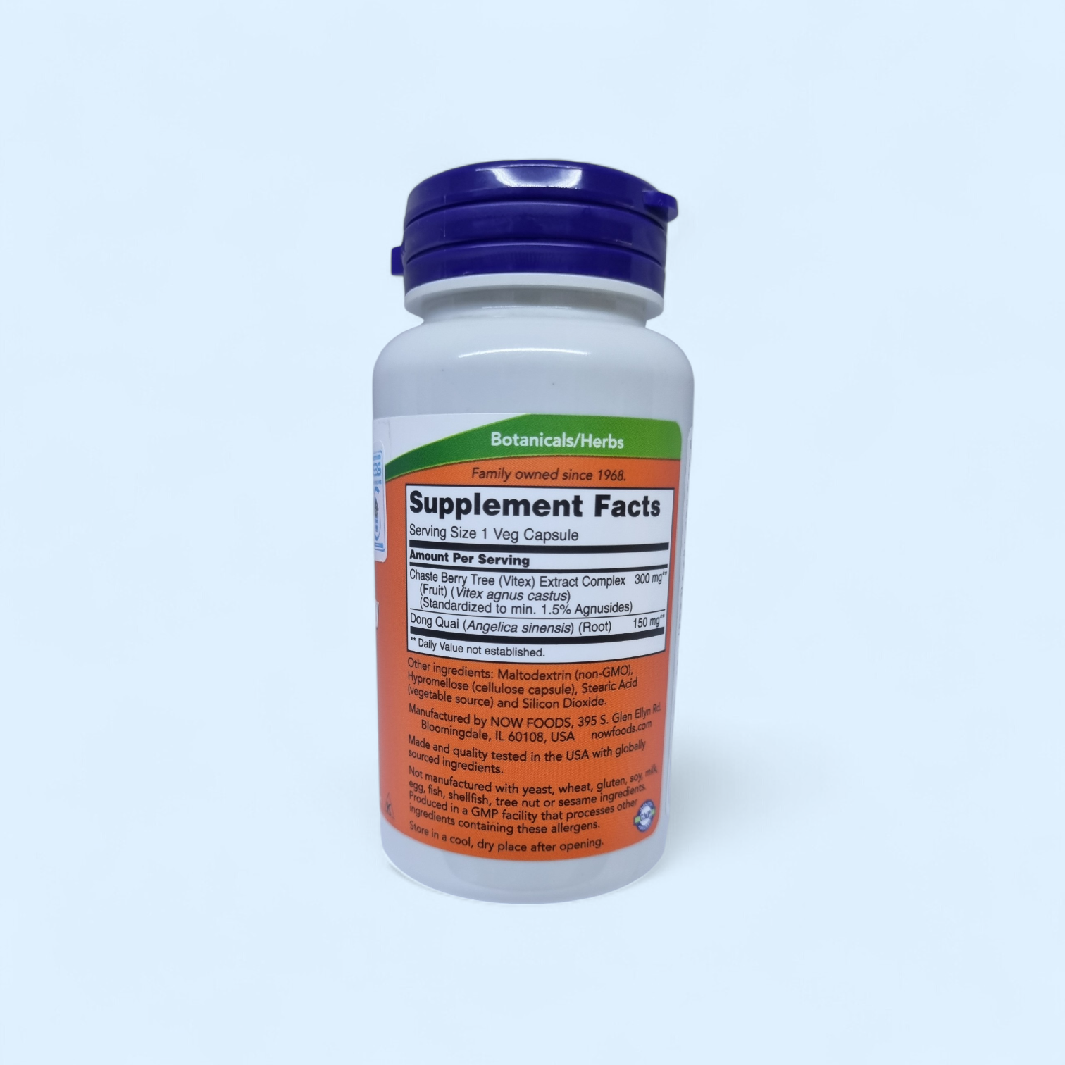 Chaste Berry Vitex Extract 90 Capsules
