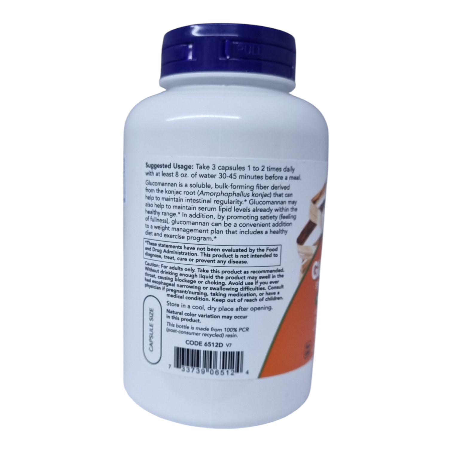 Glucomannan 180 capsules