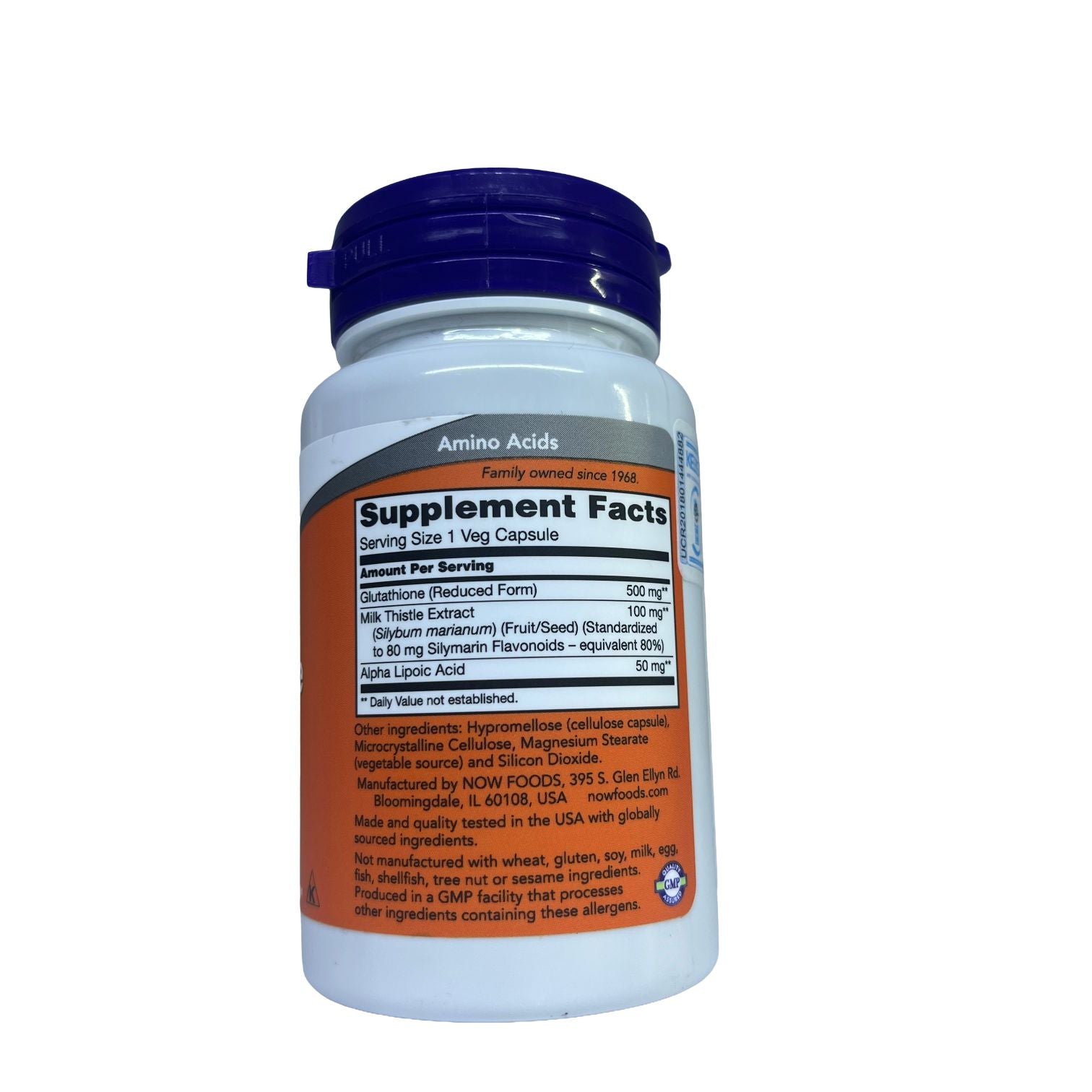 Glutathione 500mg 60 capsules