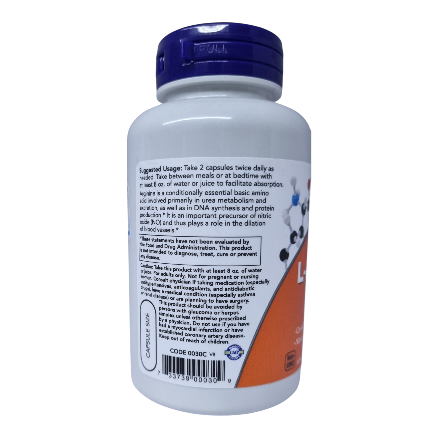 L-Arginine 100 capsules