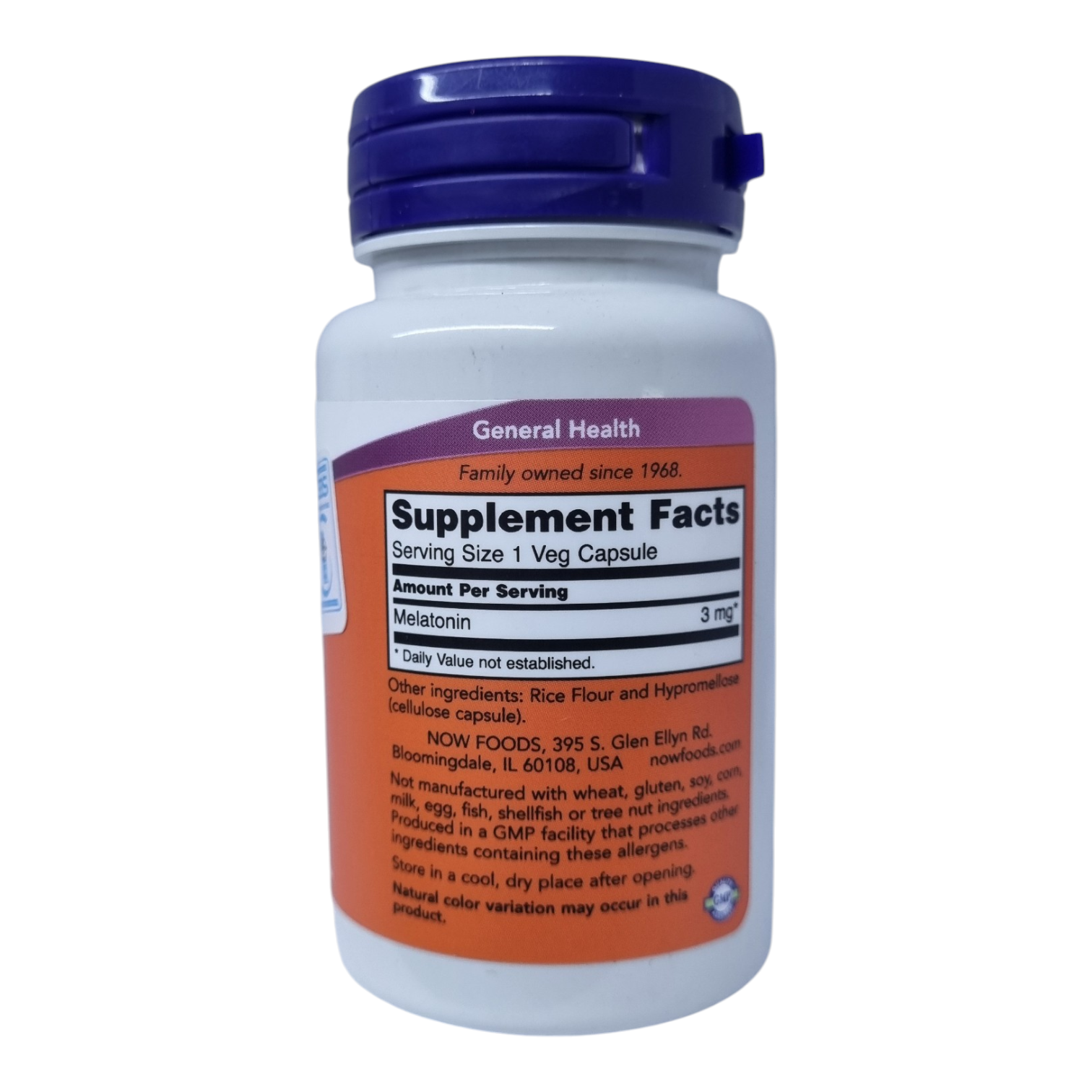 Melatonin 3mg 60 capsules