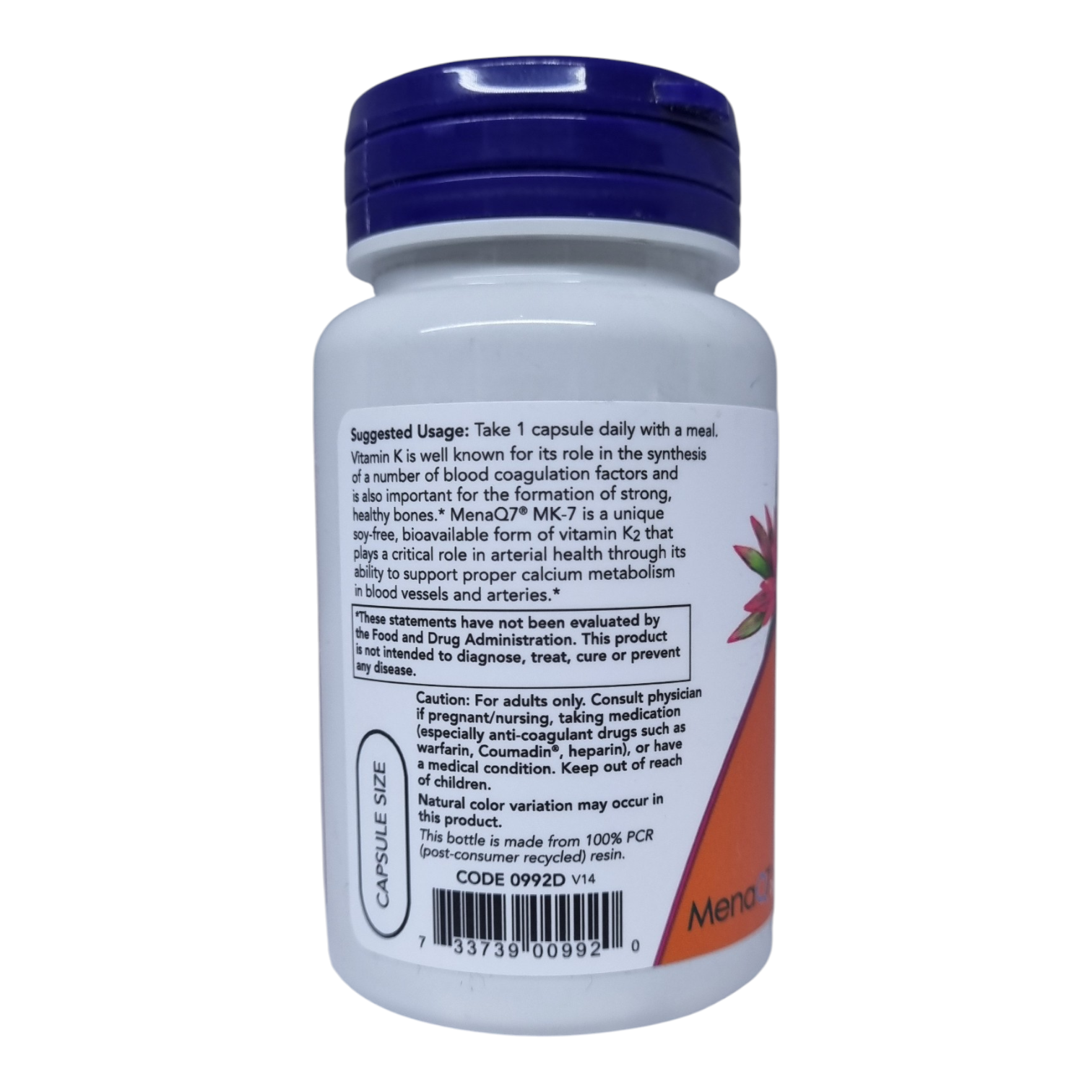 MK-7 Vitamin K2 60 capsules