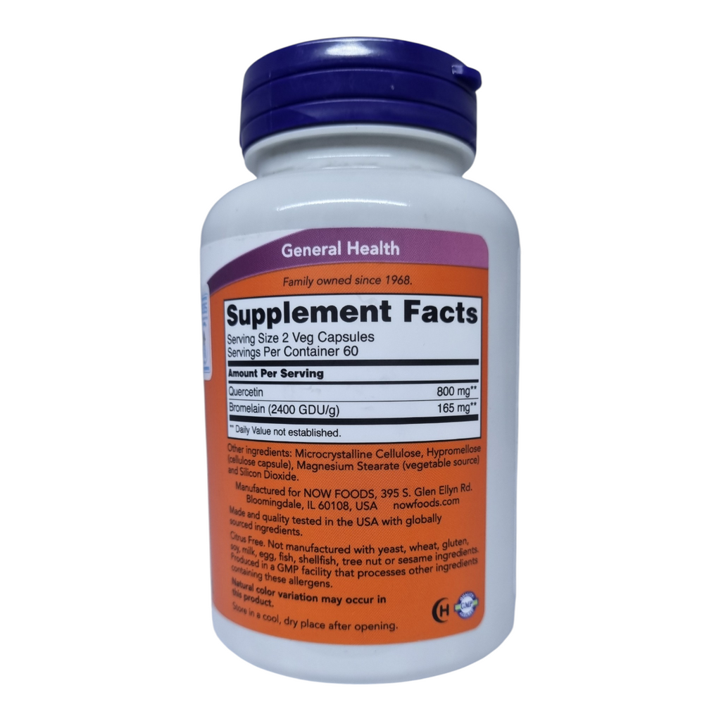 Quercetin with Bromelain 120 capsules