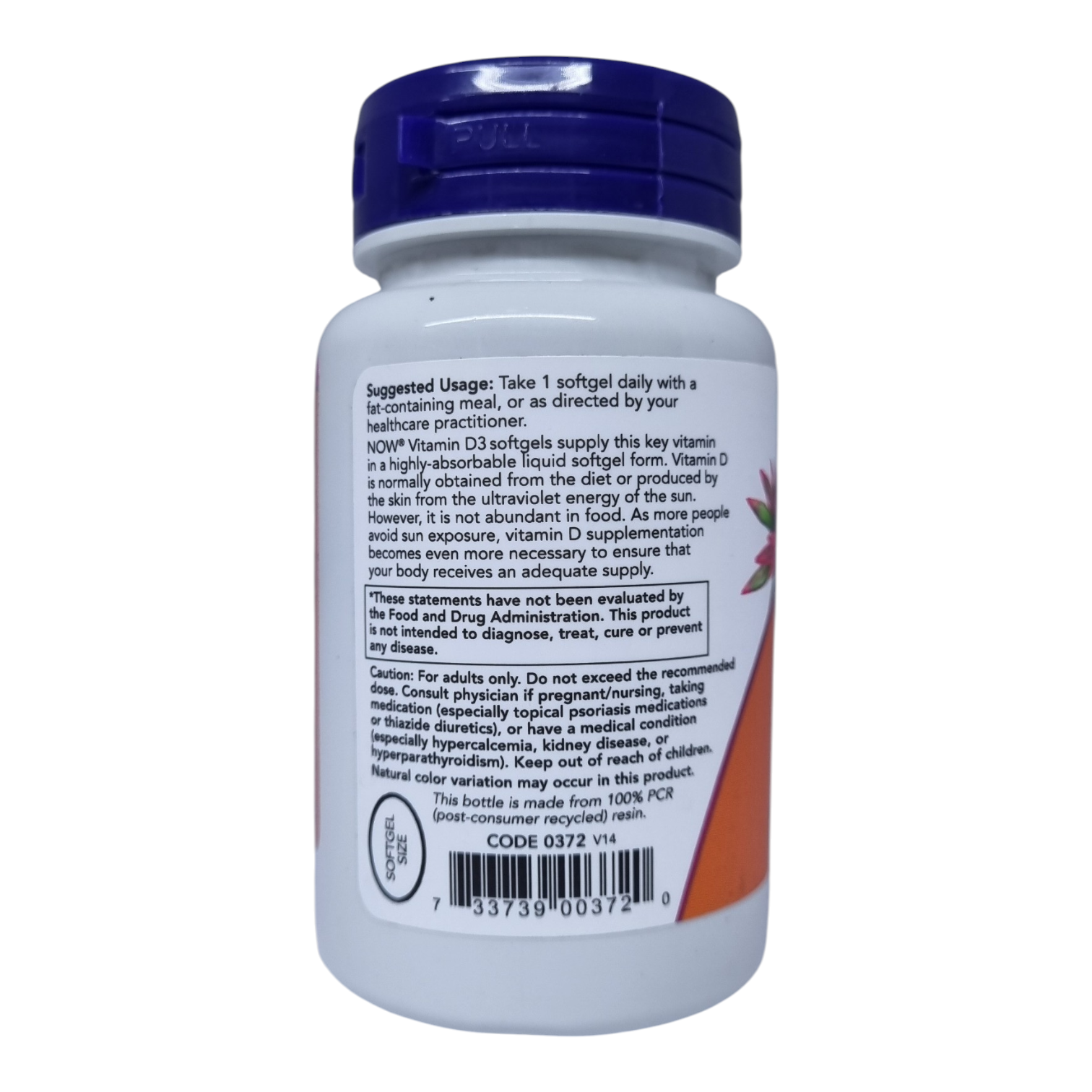 Vitamin D3 5000iu 180 softgels