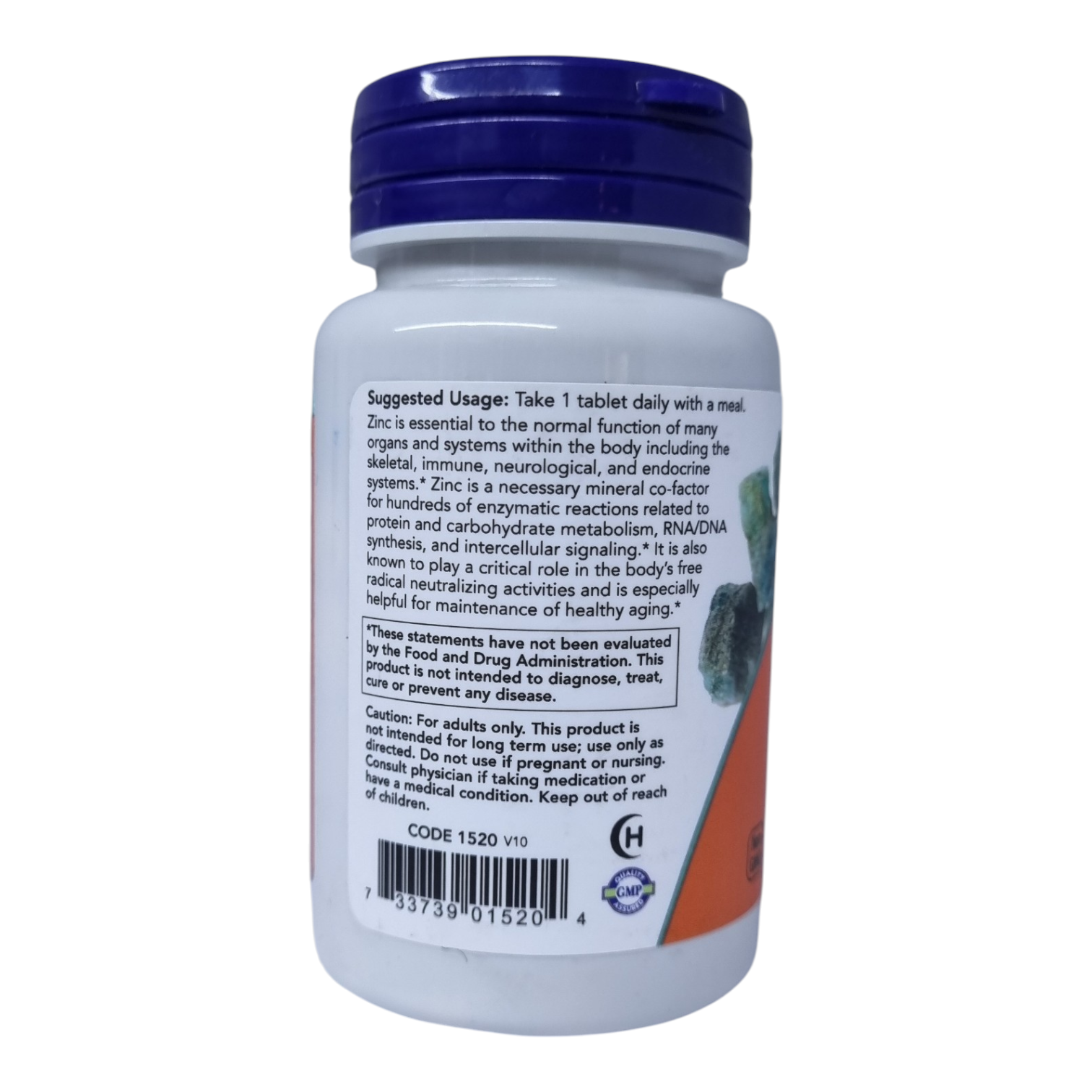 Zinc 50mg 100 tablets