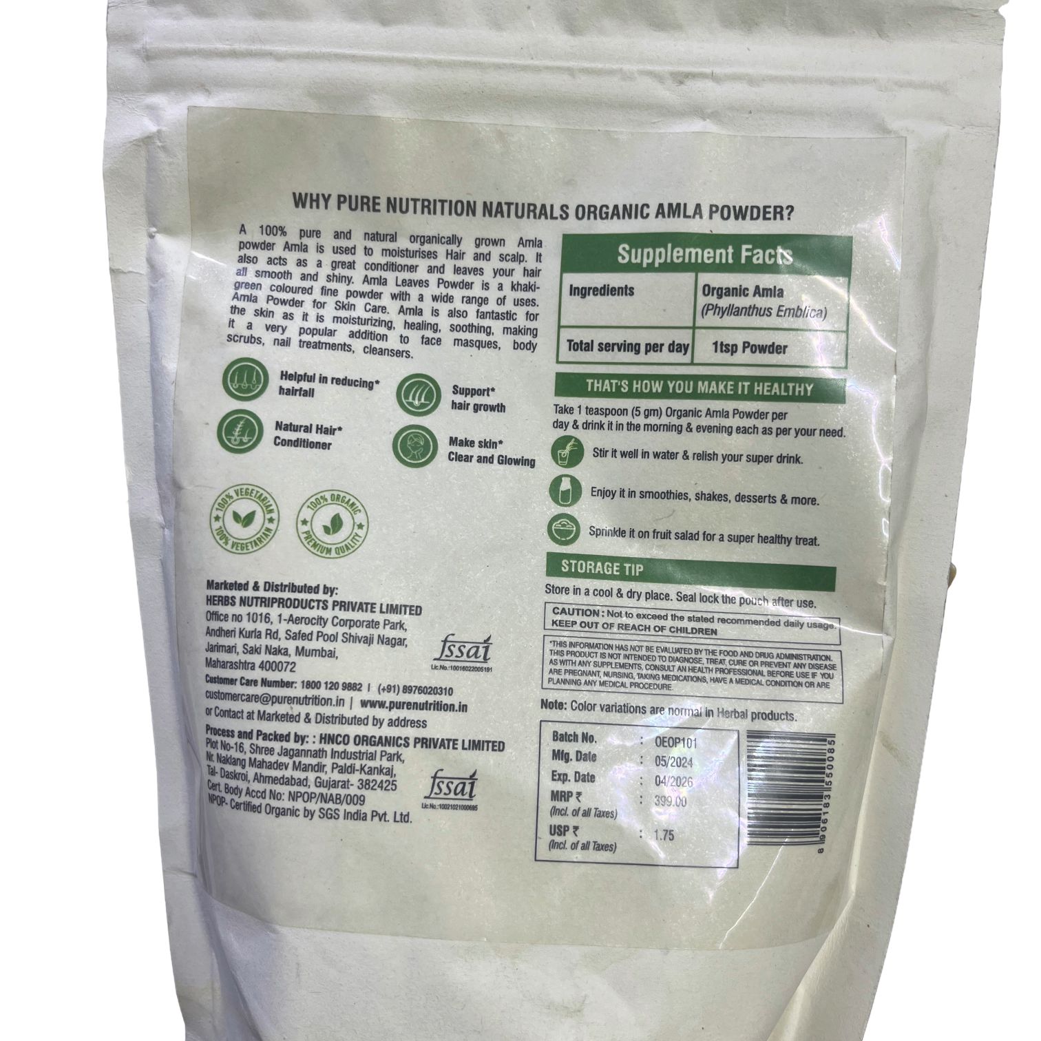 Organic Amla Powder